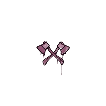 Sealed Graffiti | X-Axes (Princess Pink)