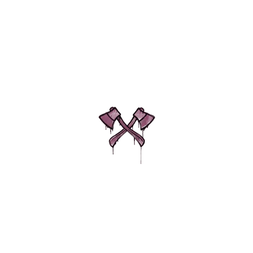 Sealed Graffiti | X-Axes (Princess Pink)