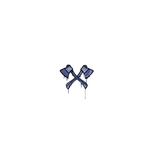 Sealed Graffiti | X-Axes (SWAT Blue)