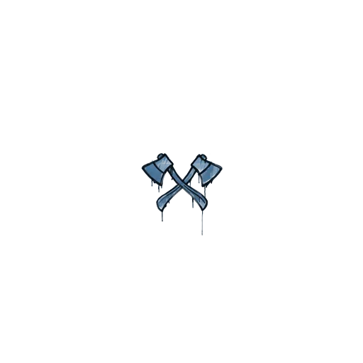Sealed Graffiti | X-Axes (Monarch Blue)