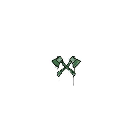 Sealed Graffiti | X-Axes (Jungle Green)