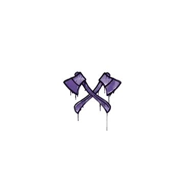 Sealed Graffiti | X-Axes (Monster Purple)