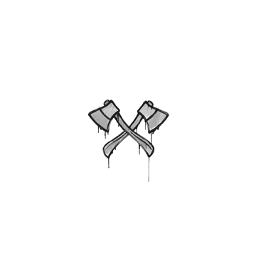 Sealed Graffiti | X-Axes (Shark White)