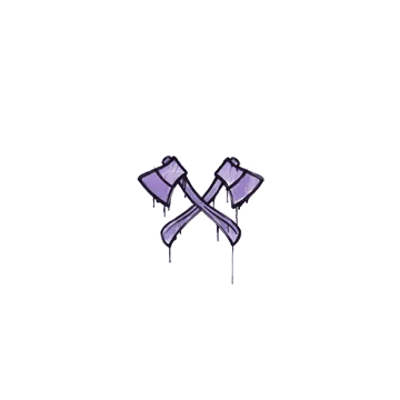 Sealed Graffiti | X-Axes (Violent Violet)