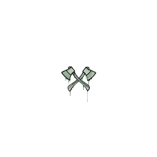 Sealed Graffiti | X-Axes (Cash Green)