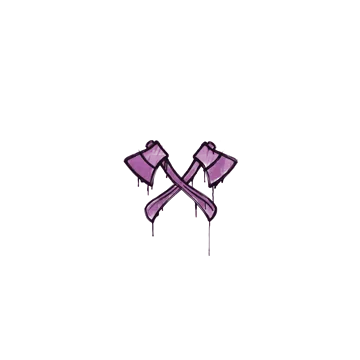 Sealed Graffiti | X-Axes (Bazooka Pink)