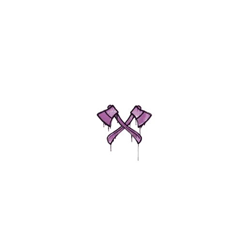Sealed Graffiti | X-Axes (Bazooka Pink)