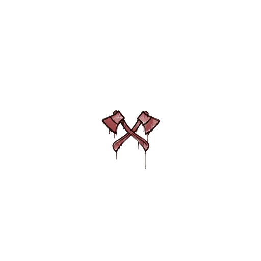 Sealed Graffiti | X-Axes (Blood Red)