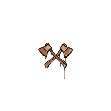 Sealed Graffiti | X-Axes (Tiger Orange)