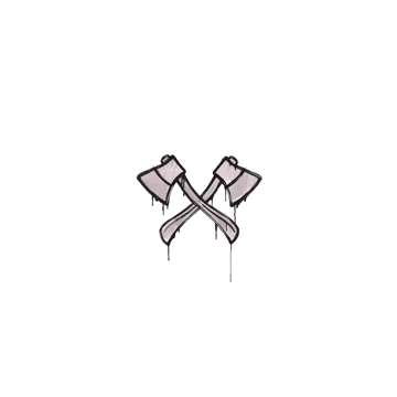 Sealed Graffiti | X-Axes (War Pig Pink)