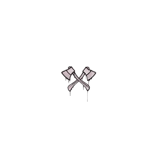 Sealed Graffiti | X-Axes (War Pig Pink)