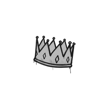Sealed Graffiti | King Me (Shark White)