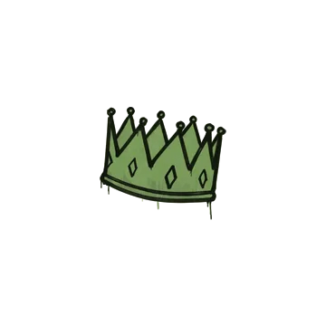 Sealed Graffiti | King Me (Battle Green)