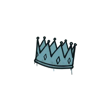 Sealed Graffiti | King Me (Wire Blue)