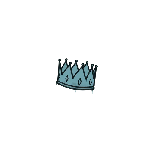 Sealed Graffiti | King Me (Wire Blue)