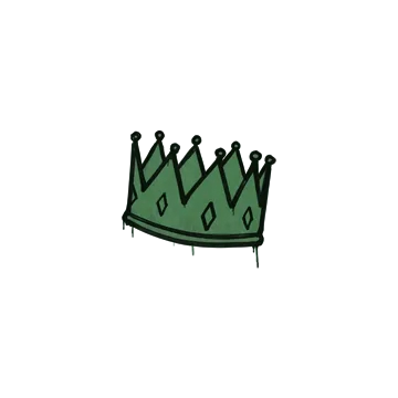 Sealed Graffiti | King Me (Jungle Green)