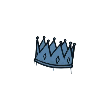 Sealed Graffiti | King Me (Monarch Blue)