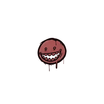 Sealed Graffiti | Mr. Teeth (Blood Red)