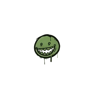 Sealed Graffiti | Mr. Teeth (Battle Green)