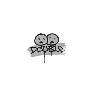 Sealed Graffiti | Double (Shark White)