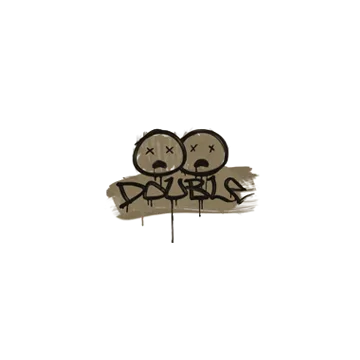 Sealed Graffiti | Double (Dust Brown)