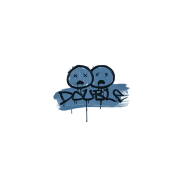 Sealed Graffiti | Double (Monarch Blue)