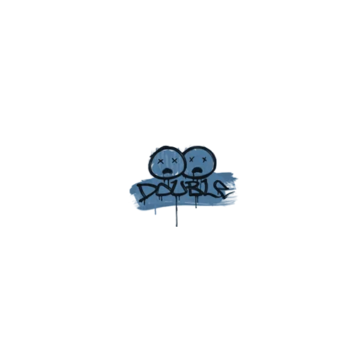 Sealed Graffiti | Double (Monarch Blue)