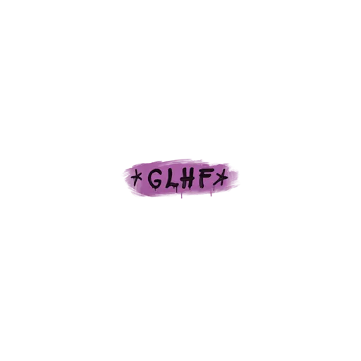 Sealed Graffiti | GLHF (Bazooka Pink)