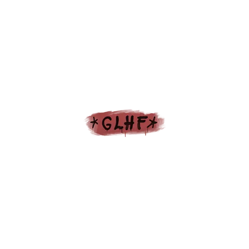 Sealed Graffiti | GLHF (Blood Red)