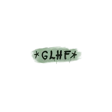 Sealed Graffiti | GLHF (Cash Green)
