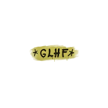 Sealed Graffiti | GLHF (Tracer Yellow)