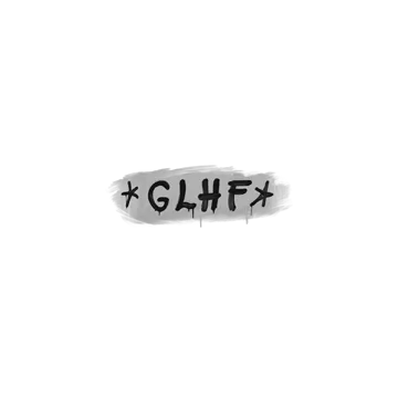Sealed Graffiti | GLHF (Shark White)