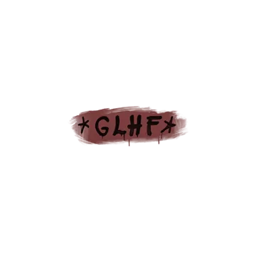 Sealed Graffiti | GLHF (Brick Red)