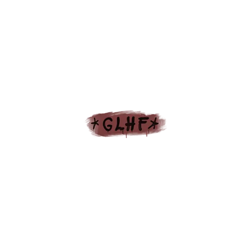Sealed Graffiti | GLHF (Brick Red)