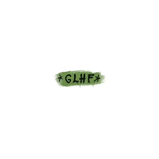 Sealed Graffiti | GLHF (Battle Green)