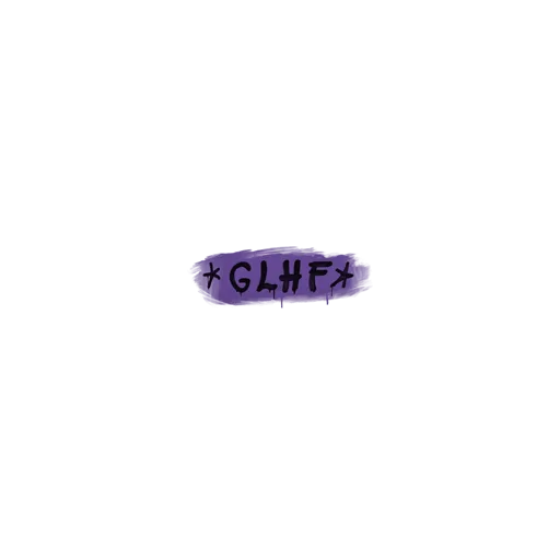 Sealed Graffiti | GLHF (Monster Purple)