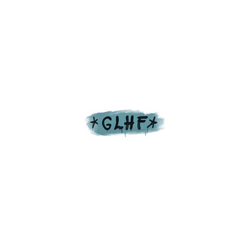 Sealed Graffiti | GLHF (Wire Blue)