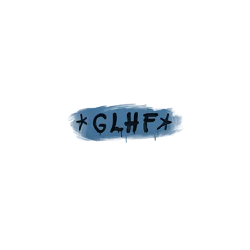 Sealed Graffiti | GLHF (Monarch Blue)