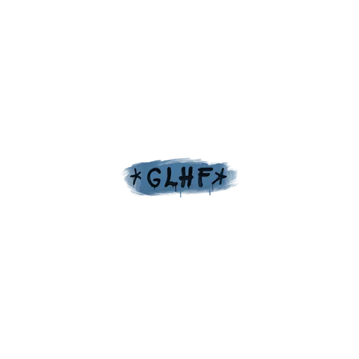 Sealed Graffiti | GLHF (Monarch Blue)
