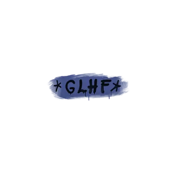Sealed Graffiti | GLHF (SWAT Blue)