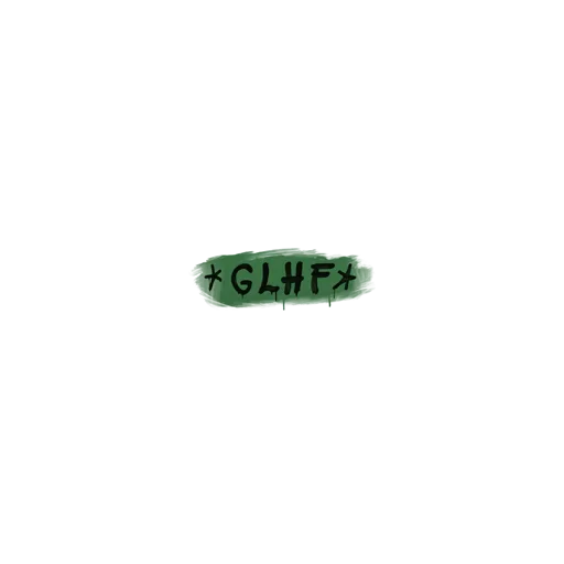 Sealed Graffiti | GLHF (Jungle Green)