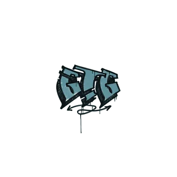 Sealed Graffiti | GTG (Wire Blue)