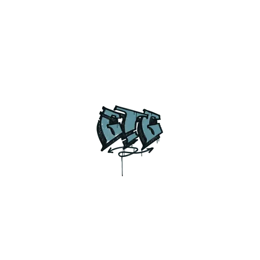 Sealed Graffiti | GTG (Wire Blue)