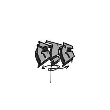 Sealed Graffiti | GTG (Shark White)
