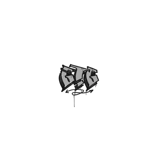 Sealed Graffiti | GTG (Shark White)