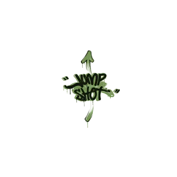 Sealed Graffiti | Jump Shot (Battle Green)