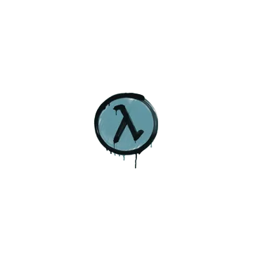 Sealed Graffiti | Lambda (Wire Blue)