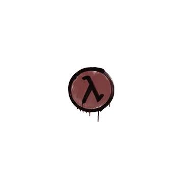 Sealed Graffiti | Lambda (Brick Red)