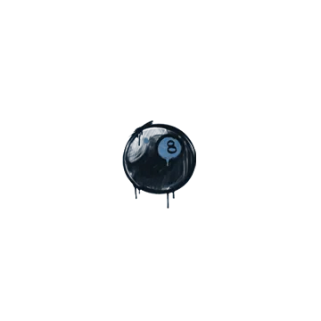 Sealed Graffiti | 8-Ball (Monarch Blue)