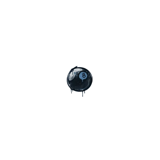 Sealed Graffiti | 8-Ball (Monarch Blue)